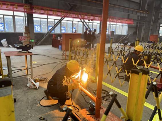 公司舉辦電焊工、電工技術(shù)比武